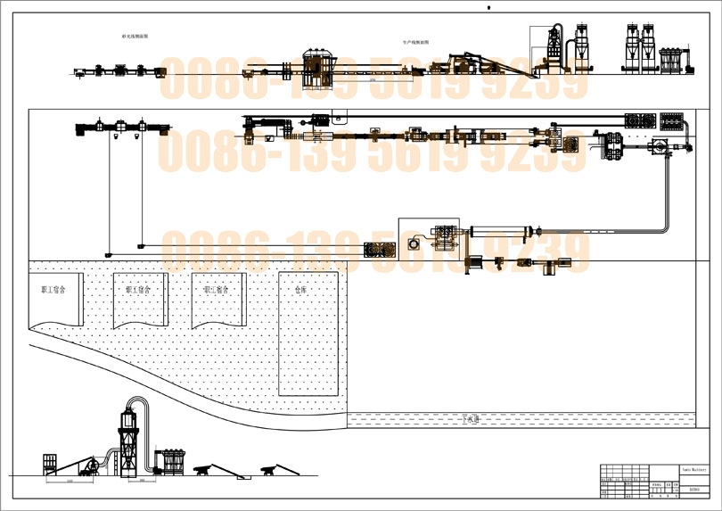 full automatic particle board production line